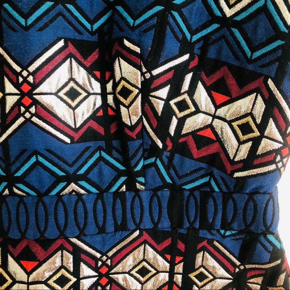 J. Crew Multicolor Geometric Dress - Picture 3 of 4